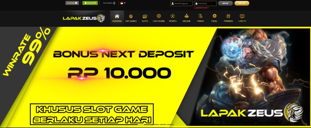 lapak slot zeus